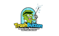 make clean fresh wash push logo with the button trash