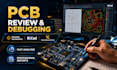 do pcb schematic review reverse engineering kicad pcb troubleshooting, debugging
