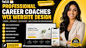 build wix coaching business website, career coach website