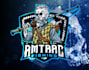 do custom amtrac fishing and skull firefighter logo