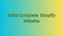 build shopify dropshipping store shopify website as shopify expert