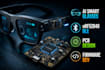 design ai smart glasses pcb and nrf52840 ble firmware development