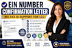help you get ein number, irs tax id, and ein confirmation letter