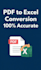 convert pdf files to excel spreadsheet
