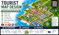 create tourist maps, travel maps and location guide maps