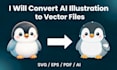 convert an ai generated design to a print ready vector file