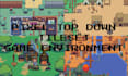 do topdown pixel art tileset sprite sheet tilemap pixel art animation background