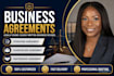 draft llc operating agreement, shareholder agreement, partnership agreement