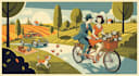 draw vintage and retro illustration style
