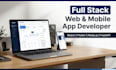 develop full stack web and mobile app using react flutter nodejs fastapi