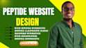 create a peptide ecommerce website and woo commerce store