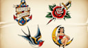 do neo traditional and oldschool tattoo designs