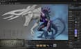 create 3d creature alien 3d monster horror character model for game and printing
