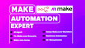 fix make com, setup make com automation, ai agent, make automation, make expert