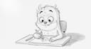 sketch your cartoon character