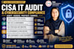 audit your cybersecurity controls using cisa, iso 27001 and nist
