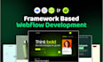 build your webflow site using client first or lumos framework