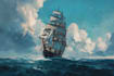 create ship oil painting for you