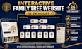 create family tree website with interactive genealogy chart in 24 hours