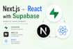 develop a modern nextjs react website with supabase
