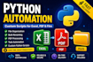 build custom python automation scripts for excel, PDF and files