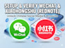 help you set up wechat and xiaohongshu rednote
