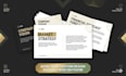 design a professional startup pitch deck and creator media kit