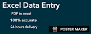 do accurate data entry,excel