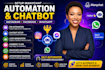 setup manychat automation automated instagram facebook whatsapp manychat chatbot