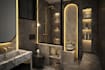 modern bathroom interiors with realistic 3d render