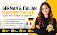 write german italian articles publish guest post, website content seo blog posts