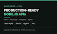 build a production ready rest api backend with nodejs and nestjs