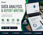 research paper, data analysis, and report