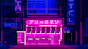 make pixel art scene and background illustration