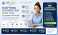 design wix customer care virtual assistant website live chat support website