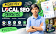 do monthly local SEO service,GEO,aeo,gmb to rank your website on google
