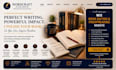 design wix book editing proofreading website beta reading fiction book website