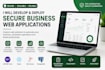 develop and deploy a secure business web application