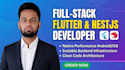develop flutter apps for android and ios with backend