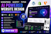 wordpress website design shopify typo3 website with ai powered diagnostics