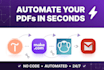 build dynamic CV pdf generation from tilda make com and pdfmonkey