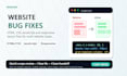 fix HTML CSS javascript bugs and responsive layout issues