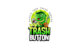 design clean fresh wash push trash logo