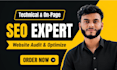 do technical onpage seo, website audit, fixation and google indexing for ranking