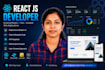 do website development as front end developer using react js