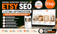 etsy SEO listing optimization with titles, tags and keywords
