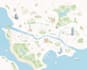 illustrate detailed outdoor tourism maps for parks and trails