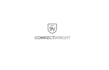 create connect wright logo design