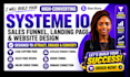 build systeme io website, systeme io sales funnel systeme io landing page expert