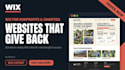 do wix website design , non profit website, charity website, membership website